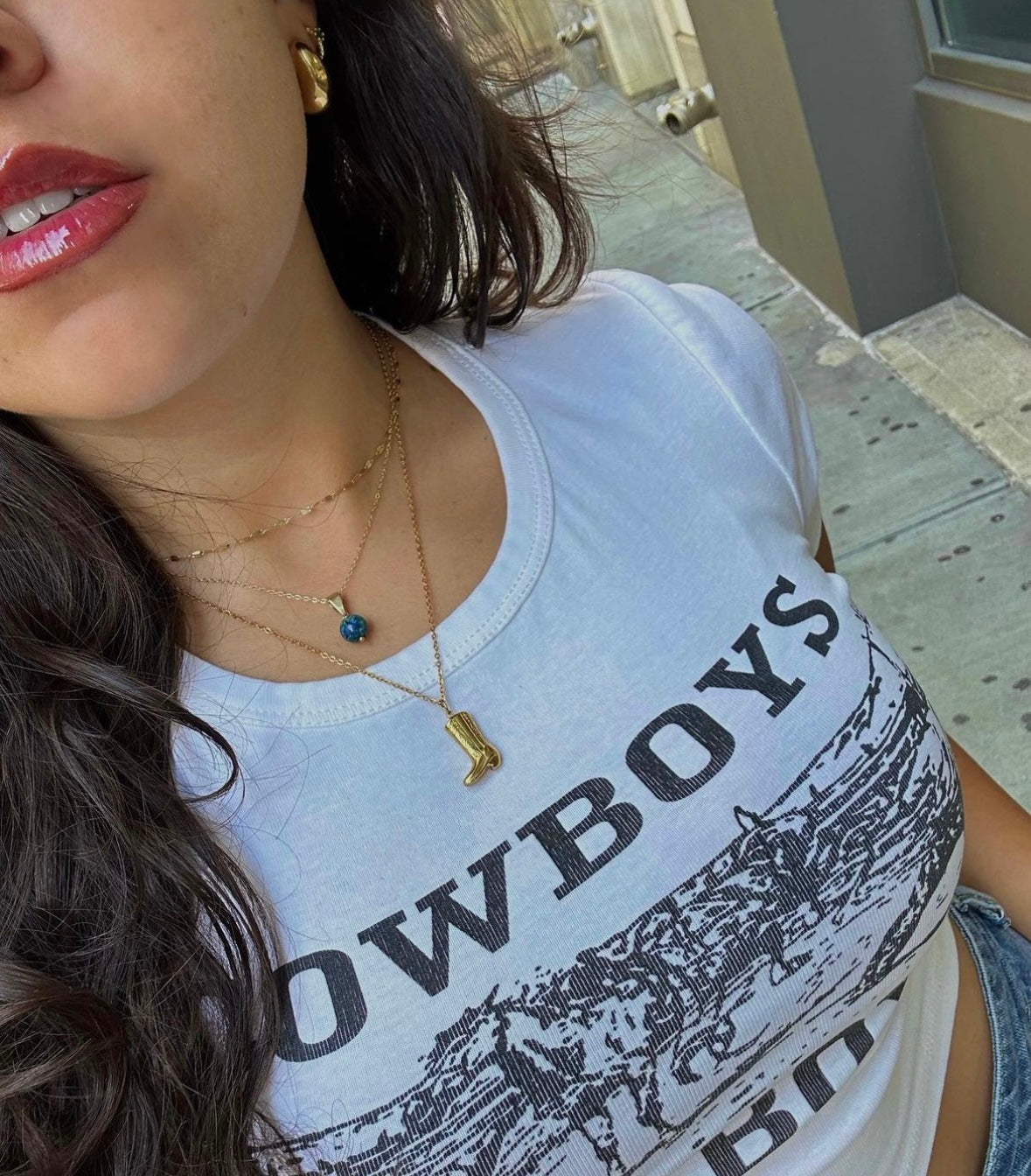 Cowgirl Chic Boot Necklace