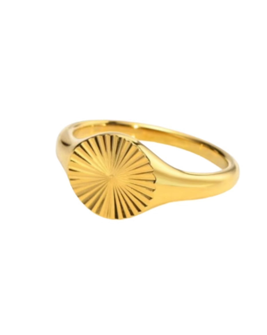 Sundial Signet Ring