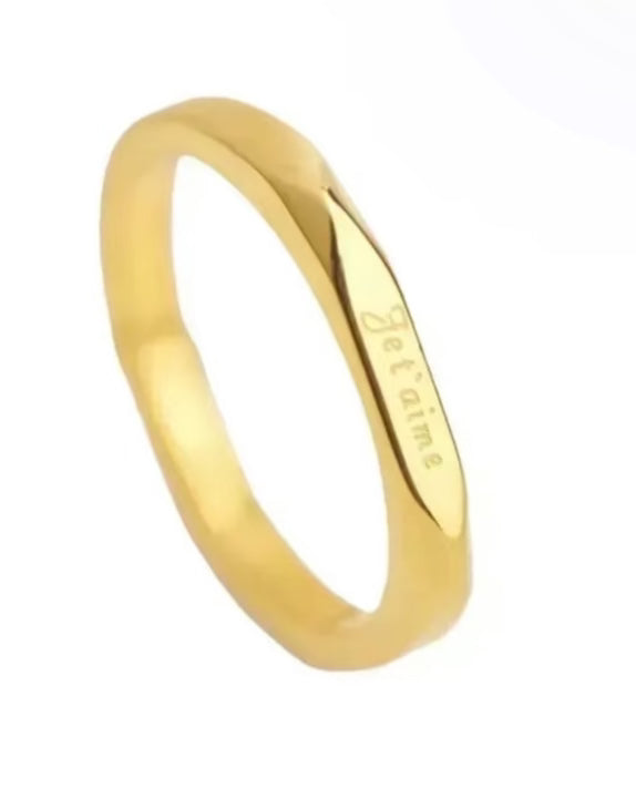 Je t'aime Ring