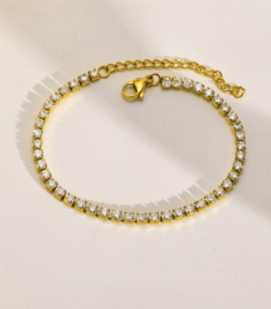Glamour Tennis Anklet