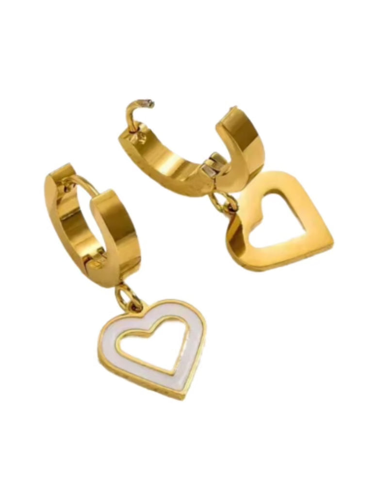 Jasmine Sweetheart Huggie Earrings