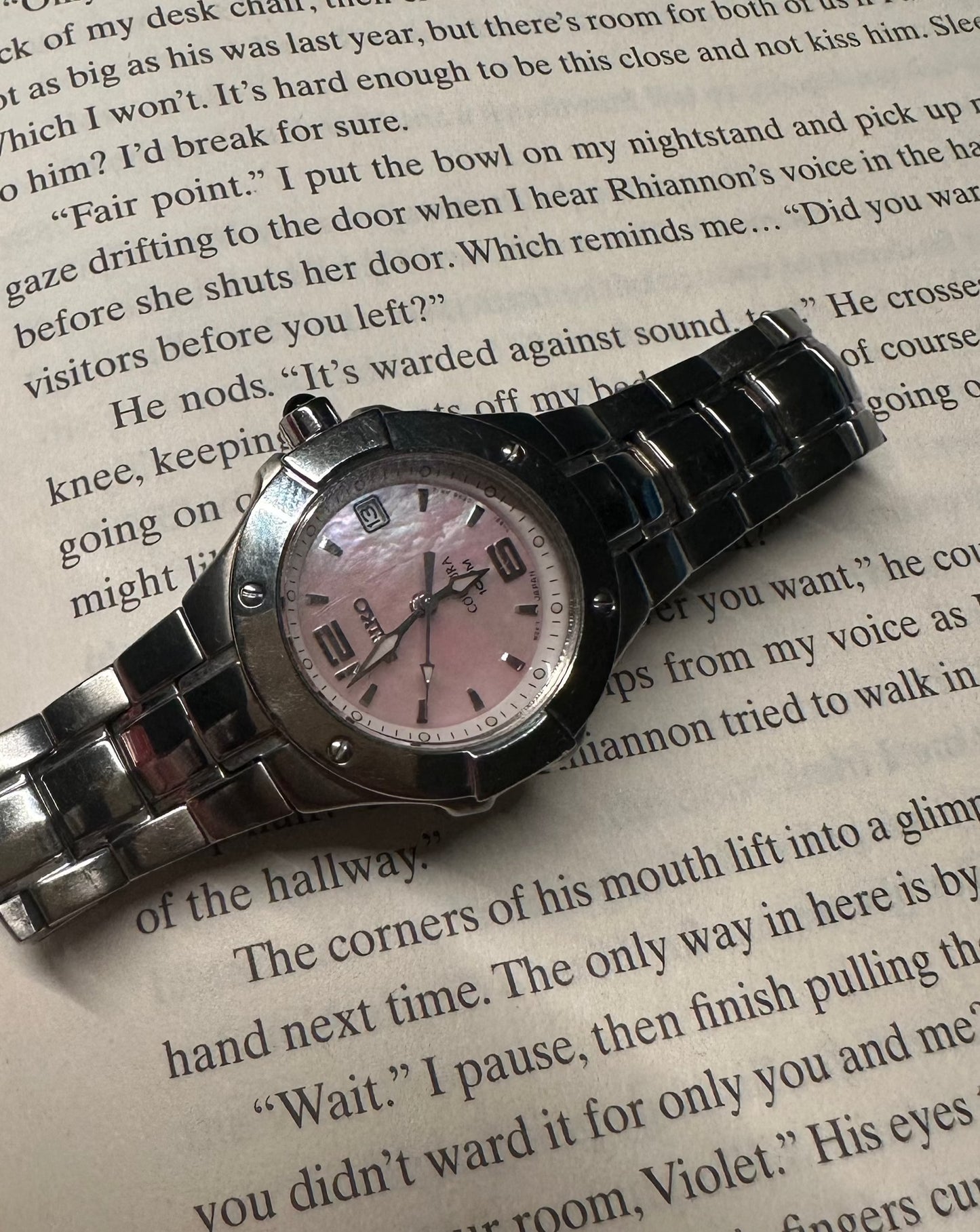 Vintage Seiko - Pink & Silver