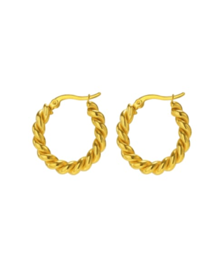 Twist Hoop Earrings