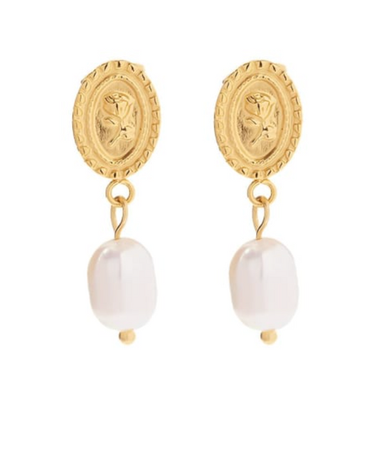 Perla Rosa Earrings